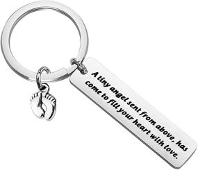 img 4 attached to Gzrlyf Bracelet Jewelry Pregnancy Keychain