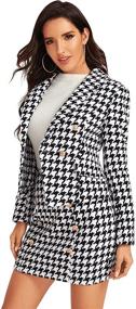 img 1 attached to 👚 SweatyRocks Women's Clothing: Stylish Business Blazers & Suits for Women