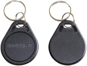 img 1 attached to Wholesale Pack of 100 Getmorv 125KHz RFID Key Fob Tokens for Door 🔑 Lock Entry Access Control System - Contactless Keyfob Proximity ID Card Tags, Read Only