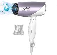 💨 vav 1875w medium size hair dryer with folding handle - home-use & professional blow dryer, dual voltage travel dryer, negative ion technology logo