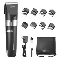 cordless rechargeable hair trimmer: woner hair clippers 💇 - 13-piece haircut kit for families and beginners friendly men logo