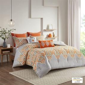 img 3 attached to Madison Nisha Comforter California Orange