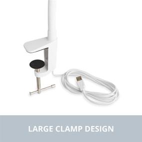 img 2 attached to 💡 UberLight Flex 3100TL: Powerful LED Task Light with Clamp, USB Connection, and 9 Light Settings