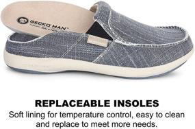 img 2 attached to Rubber Support Loafers Plantar Fasciitis Men's Shoes