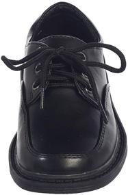 img 2 attached to 👞 Lito Children's Wear Boys Dress Shoe: Lace Up for Communion, Weddings, Graduations—Formal Matte Shoe