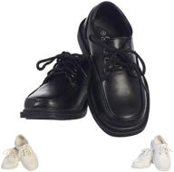 👞 lito children's wear boys dress shoe: lace up for communion, weddings, graduations—formal matte shoe logo