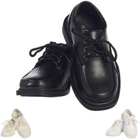 img 4 attached to 👞 Lito Children's Wear Boys Dress Shoe: Lace Up for Communion, Weddings, Graduations—Formal Matte Shoe