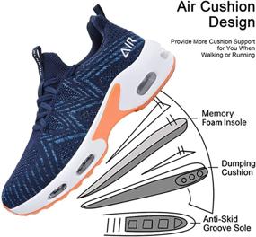 img 2 attached to 👟 Ultimate Performance: Quseek Lightweight Breathable Men's Athletic Shoes