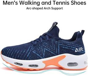 img 3 attached to 👟 Ultimate Performance: Quseek Lightweight Breathable Men's Athletic Shoes