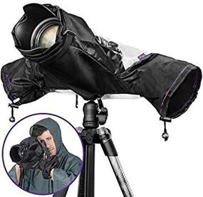 img 4 attached to 🌧️ Altura Photo Professional Camera Rain Cover: Rain Gear for Canon Nikon Sony DSLR & Mirrorless Cameras