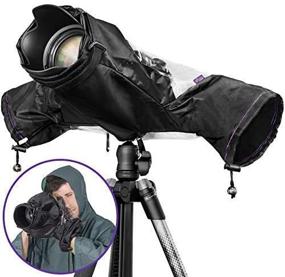 img 1 attached to 🌧️ Altura Photo Professional Camera Rain Cover: Rain Gear for Canon Nikon Sony DSLR & Mirrorless Cameras