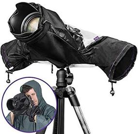 img 3 attached to 🌧️ Altura Photo Professional Camera Rain Cover: Rain Gear for Canon Nikon Sony DSLR & Mirrorless Cameras