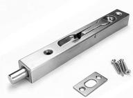 🔒 satin nickel brushed 6 inch ar-house sus-304 stainless steel security door guard lever action flush bolt latch slide bolt lock: enhanced protection логотип