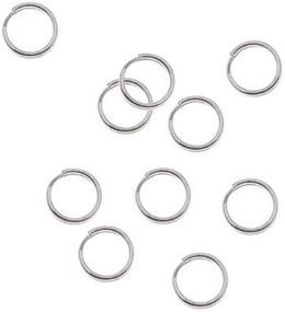 img 1 attached to 💍 10-Piece Sterling Silver Split Rings, 5mm, Beadaholique SS/1001