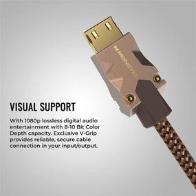 img 1 attached to Monster M-Series 2000: Premium HDMI 2.0 4K 60Hz, 25 Gbps with Zinc Alloy Connector, Vgrip, and Braided Jacket