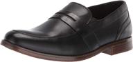 👞 rockport penny loafer black leather: classic elegance and timeless style logo