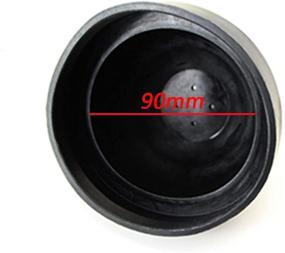 img 2 attached to 90mm Rubber Dust Seal Cap - Xotic Tech Dustcover for Aftermarket Headlamp Xenon Light & LED Retrofit