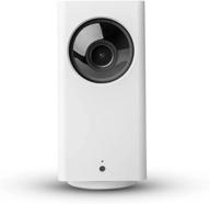 📷 усовершенствованная камера wyze cam pan v2: умная домашняя камера с возможностью поворота и наклона, функцией увеличения, разрешением 1080p, цветным ночным видением, двусторонней аудиосвязью, wi-fi, совместимость с alexa и google assistant, белого цвета. логотип