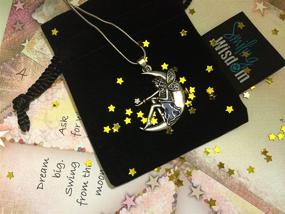 img 2 attached to 🌙 Smiling Wisdom - Moon Fairy Angel Birthday Gift Set - Sentimental Origami Game - Cootie Catcher, Fortune Teller - Moon Angel Necklace, Golden Star Confetti, Birthday Card - Ideal for Girls and Teens