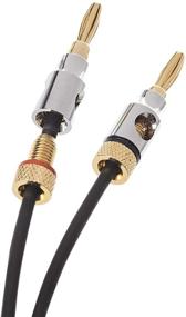 img 1 attached to High-Quality 16AWG Speaker Cable Wire with Gold-Plated Banana Tip 🔊 Plugs (4mm) - CL2 Rated - 99.9% Oxygen-Free Copper - 6-Foot Length