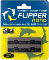 flipper 2 piece replacement stainless nanoglass logo
