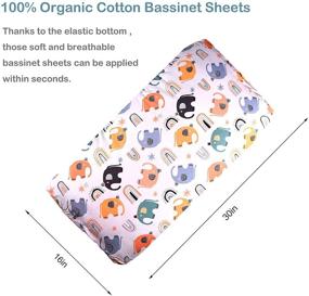 img 3 attached to Organic Bassinet Mattress 32X16X3 Multicolor