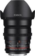 📷 rokinon cine ds24m-c 24mm t1.5 ed as if umc canon ef full frame cine wide angle lens logo