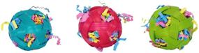img 2 attached to 🐦 Bonka Bird Toys 1237 - Pack of 3 Natural Stuffed Bamboo Balls, 2" - Parrot Bird Toy with Foraging Foot Craft Talon Cage