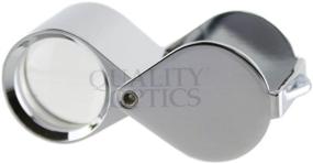 img 2 attached to 🔍 10X Hasting Triplet Folding Jewelers Loupe Pocket Magnifier by Quality Optics USA