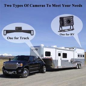 img 3 attached to High-Definition Truck Backup Camera Kit with 7-Inch Monitor, Easy 30-Min DIY Installation for RVs, Trailers, 5th Wheels, Campers - Advanced Rear View Observation System Including Second License Plate Camera - Yakry Y14+