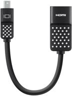 belkin mini displayport to hdmi adapter - 4k compatibility (black) logo