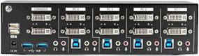 img 2 attached to 🖥️ StarTech.com Двухмониторный DVI KVM переключатель - USB KVM переключатель с двумя экранами, USB 3.0 концентратором и аудио - KVM с двойным просмотром - совместим с Dell, HP, Apple, Lenovo - соответствует стандартам TAA (SV431DD2DU3A)