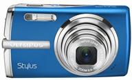 📷 олимпус stylus 1010 10.1mp цифровая камера - синий | 7-кратное оптическое двойное стабилизирование изображения для четких увеличенных снимков логотип