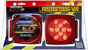 img 2 attached to 🔴 Enhanced Visibility: Optronics TLL90RK Red LED Combination Tail Light Kit for Optimal Safety
