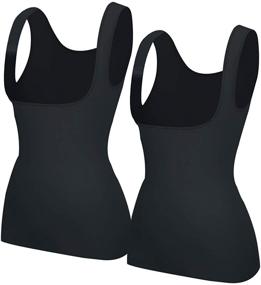 img 4 attached to EUYZOU Womens Underbust Shapewear Tank