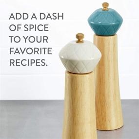 img 3 attached to 🧂 Ayesha Curry Pantryware Parawood Spice Grinder Shaker, French Vanilla - 1 Piece