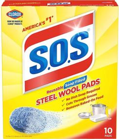 img 4 attached to 🧼 Multipurpose Cleaning Solution: S.O.S-10002 Steel Wool Soap Pads, 10 Ct