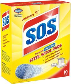 img 1 attached to 🧼 Multipurpose Cleaning Solution: S.O.S-10002 Steel Wool Soap Pads, 10 Ct