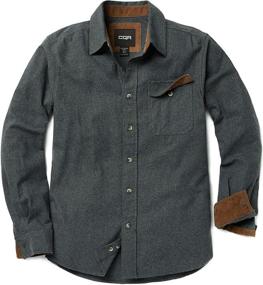 img 4 attached to CQR Flannel Brushed Outdoor Corduroy Men's Clothing