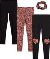 👧 girls' leggings with scrunchie - limited too girls' clothing and leggings logo