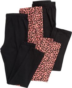 img 3 attached to 👧 Girls' Leggings with Scrunchie - Limited Too Girls' Clothing and Leggings