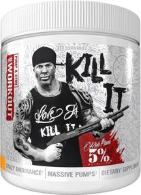 img 4 attached to 💪 Бустер перед тренировкой Rich Piana 5% Nutrition Kill IT - 375 г, 30 порций (Push Pop) - Обогащен креатином, без кофеина, энергетик, NO-бустер, бета-аланином и L-цитруллином для улучшения концентрации, налива мышц, выносливости и восстановления.