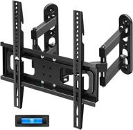 full motion articulating corner tv wall mount - fits 26-50 inch led, lcd, plasma & curved screens - swivel, tilt, and vesa 400x400mm brackets logo