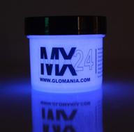 🎨 glow in the dark paint: mx24 lilac purple photoluminescent 1oz - illuminate your space! logo