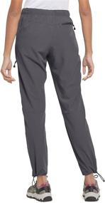 img 2 attached to 👖 BALEAF Women's Outdoor Hiking Cargo Pants Capris - Lightweight, Water-Resistant, UPF 50, with Zippered Pockets