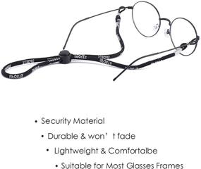 img 3 attached to Folaxshoo Eyeglasses Sunglasses Adjustable Anti Slip