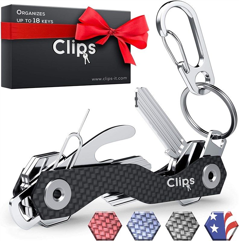 smart compact key holder keychain 로고