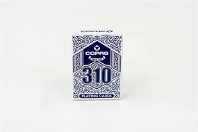 img 3 attached to Copag 310 Blue Playing Cards: 🃏 Enhanced Poker Size with True Linen Plastic Coating