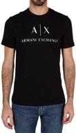 armani exchange mens classic white men's clothing and t-shirts & tanks logo