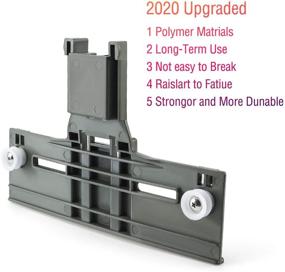 img 1 attached to 🧽 W10350376 Upper Top Rack Adjuster - Compatible with Whirlpool Dishwasher - Replacement for W10712394 - AP5956100 - PS10064063 - W10238418 - W10253546 - W10712394Vp - Pack of 2